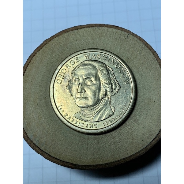 美國總統1美元紀念幣 1美元硬幣一枚 美光好品相6-2