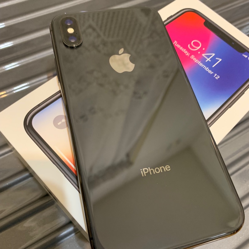 完美無刮傷 95 新以上 Apple iPhone X 手機 256GB 太空灰 蘋果 女用機 從未摔過 附購買發票影本