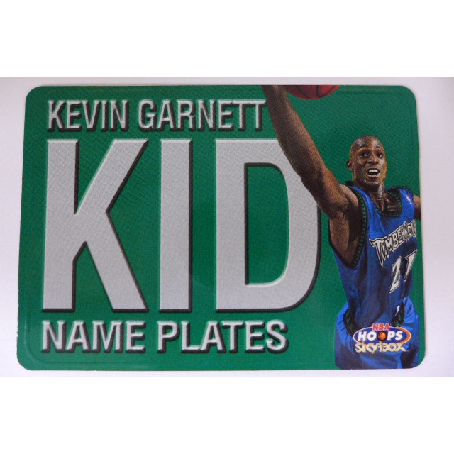 ~ Kevin Garnett ~ 狼王.灰狼隊/凱文·賈奈特 名人堂.NBA球星 經典門票設計 KG特殊卡