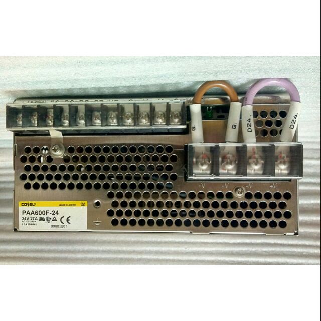 日本製cosel 科索paa600f 24 24v 27a Ac100 240v 8 2a 電源供應器 蝦皮購物