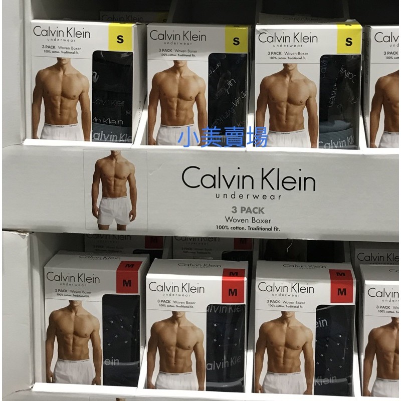 Calvin Klein CK 平口褲/四角褲/內褲  大尺碼 ~好市多代購~