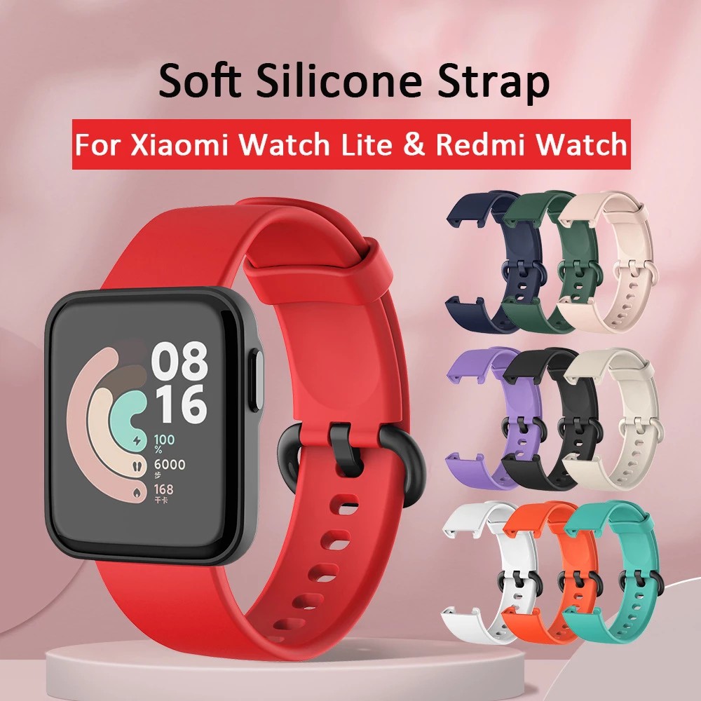 矽膠錶帶 適用於小米超值版手錶 防水透氣 兼容紅米手錶/小米watch lite