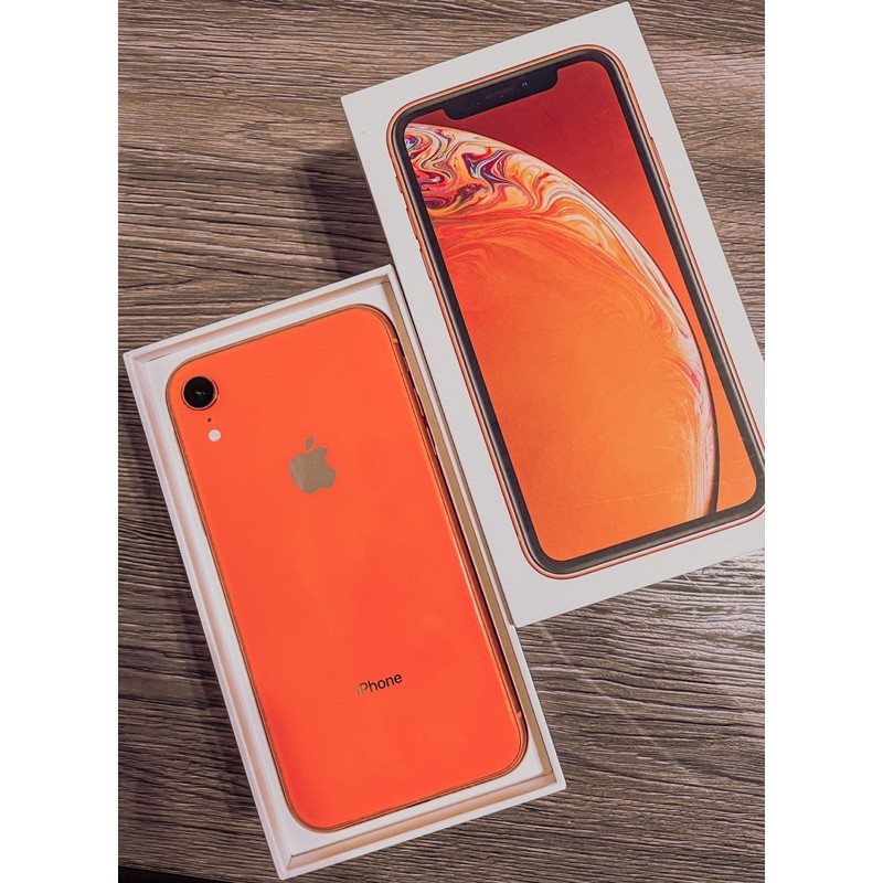 二手珊瑚橘XR手機128g