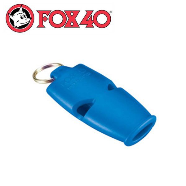 【Fox 40 哨子/繩索 micro《海洋藍》】9513-0508/高音哨/求生哨/訓練哨/悠遊山水