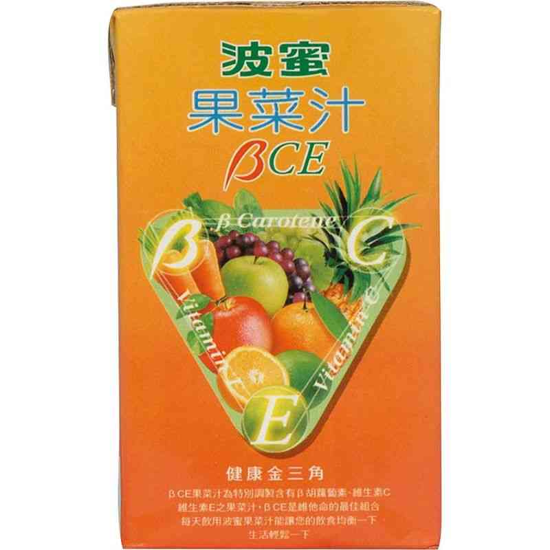 波蜜 BCE果菜汁[箱購] 250ml x 24【家樂福】