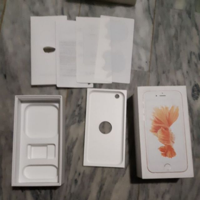 iphone6s 64g 玫瑰金 原廠 空盒 盒子