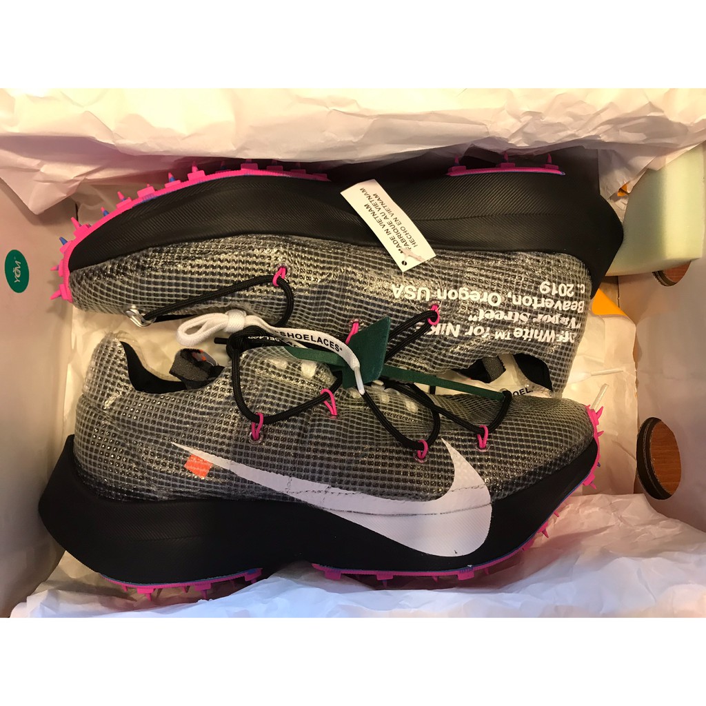 nike vapor street off white black laser fuchsia