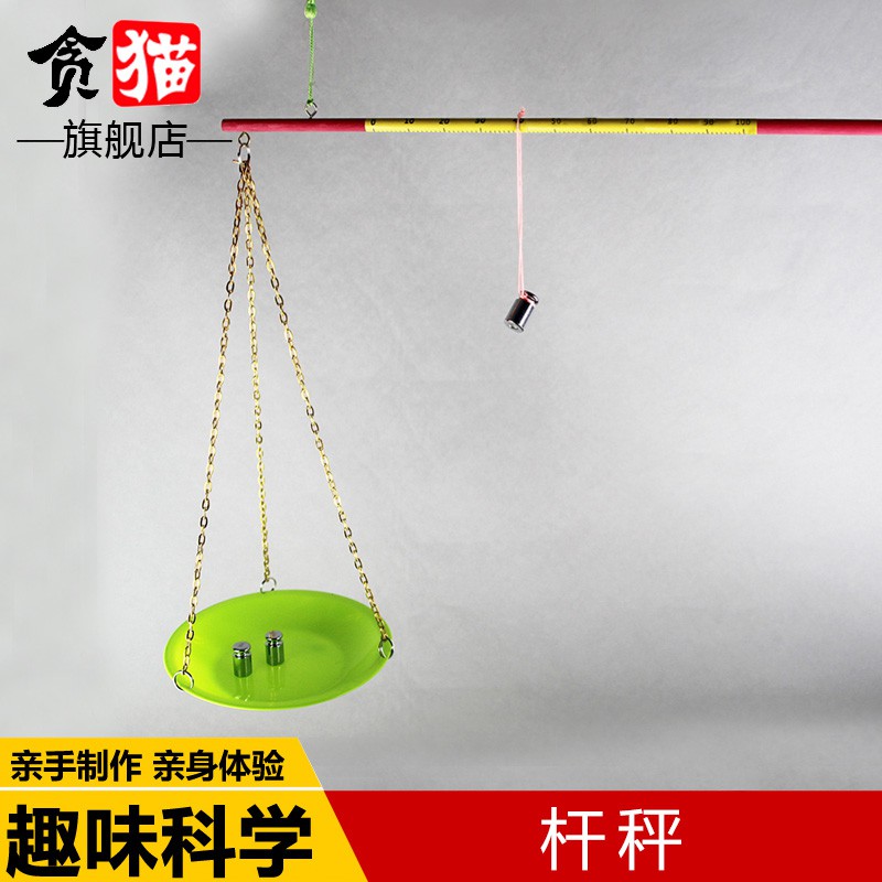 小學科學實驗玩具科技小制作材料創客教育stem制作天平自制桿秤 蝦皮購物