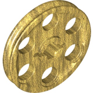 LEGO 6323675 4185 49750 暖金色 金色 中滑輪 六孔 滑輪 科技 Warm Gold