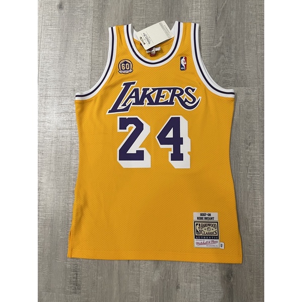 M&amp;N Kobe Bryant 球員版Au 全新M號