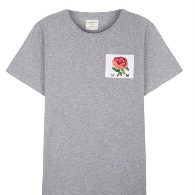 [KENT &amp; CURWEN] ROSE EMBROIDERED 1926 T-SHIRT 全新正品