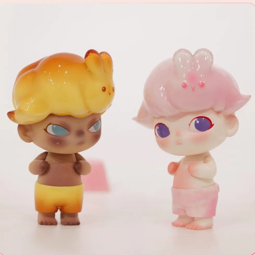 【正品】泡泡瑪特POPMART Dimoo櫻花果凍兔&咖啡奶凍兔&焦糖布丁兔&幻彩棉花兔大娃手辦玩偶擺件禮物