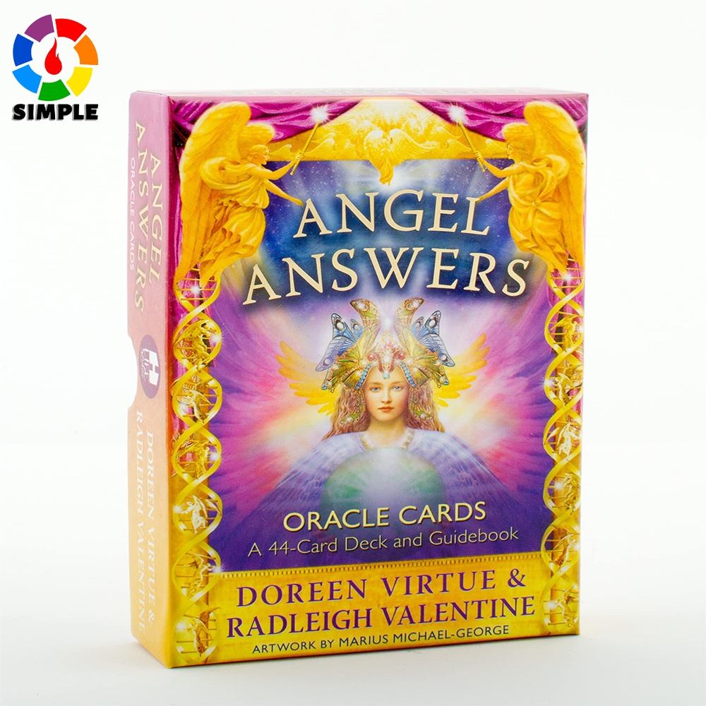 【桌遊志】Angel Answers Oracle Cards 天使回應占卜卡 英文版 附說明