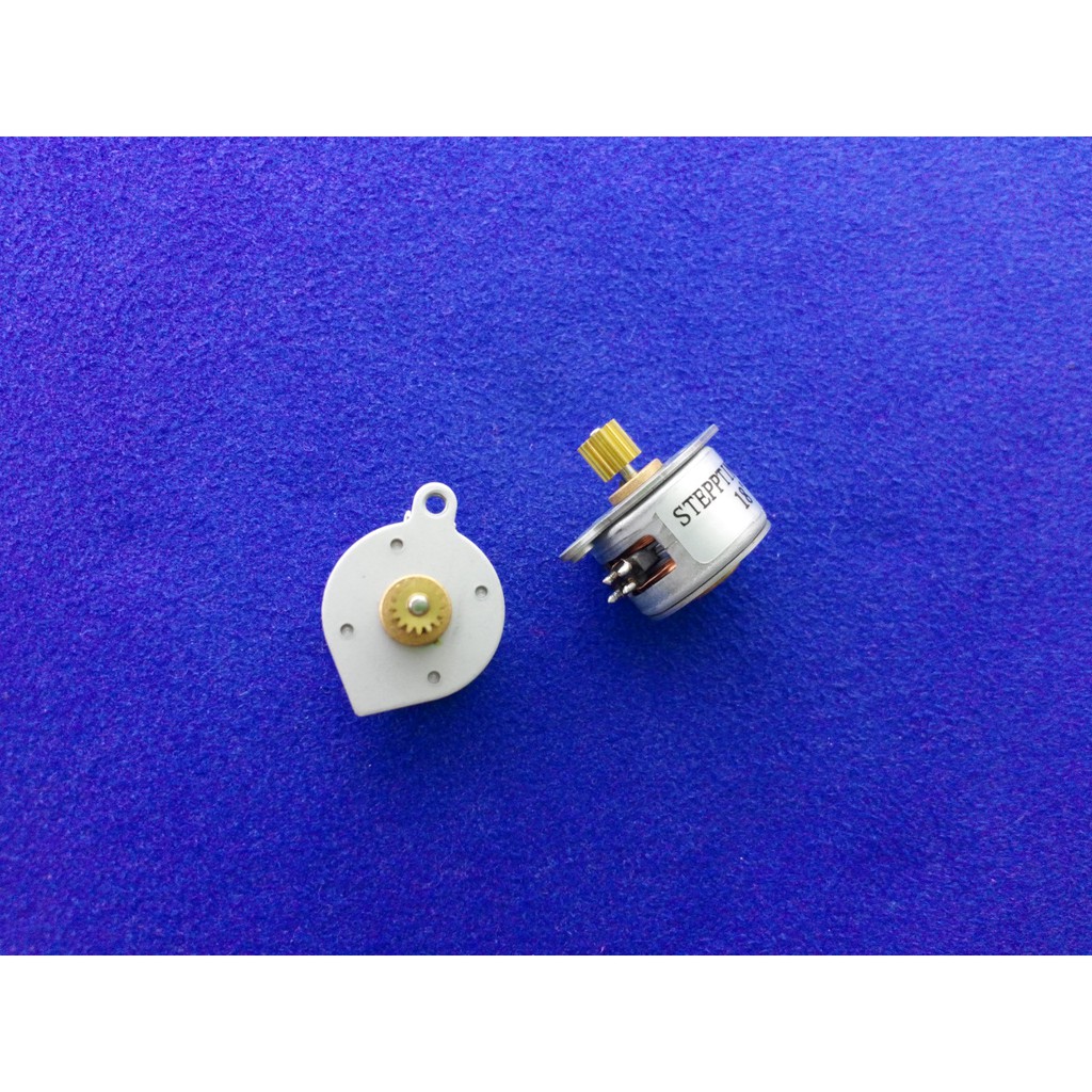 2相4線 15mm 微型步進電機 1組2個 帶銅齒輪 二相四線步進電機 步進馬達