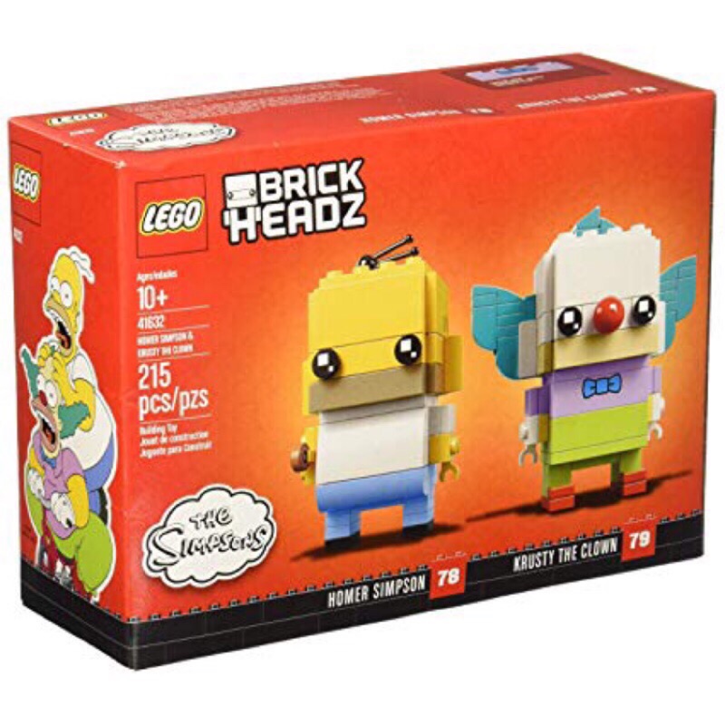 (現貨）樂高 LEGO 41632 brickheadz 辛普森與小丑 全新未拆