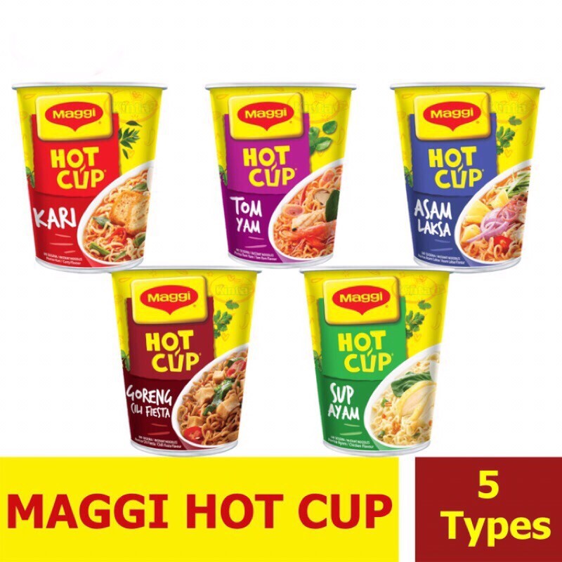 [現貨]馬來西亞 Maggi 泡麵 Maggi Hot Cup