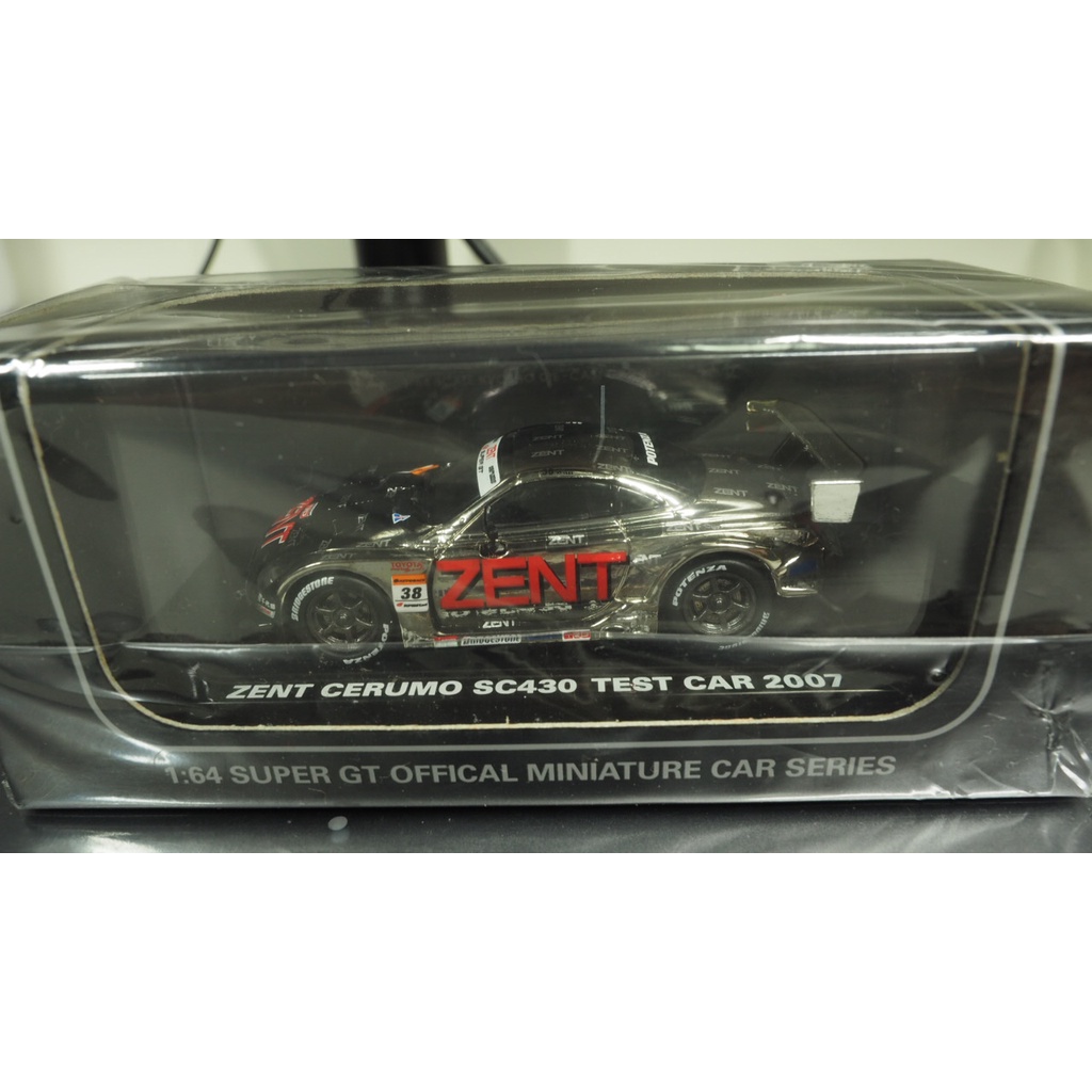 1/64 Kyosho 京商 Lexus SC430 Zent Cerumo test car 2007 絕版 全新現貨