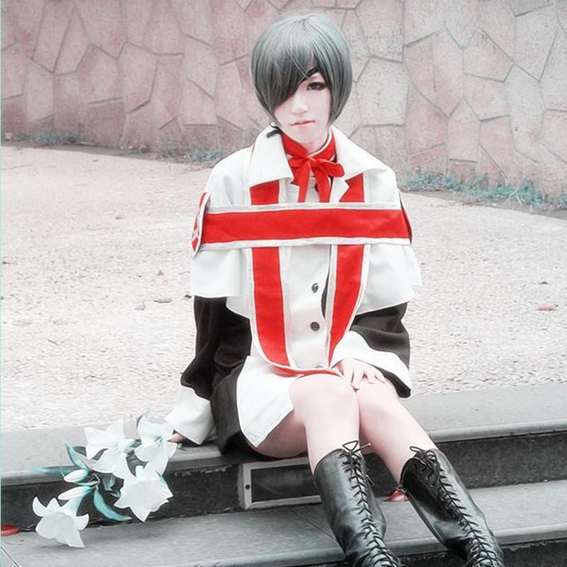黑執事夏爾cos服教堂唱詩班禮服cosplay服裝萬圣節年會活動表演服 蝦皮購物