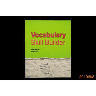 【9九 書坊】Vocabulary Skill Builder TOEIC 550 up CEFR B1-B2│AMC