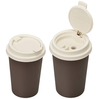 日本SEIWA 咖啡杯造型 掀蓋式 自然消火 文創氣息 煙灰缸 W823