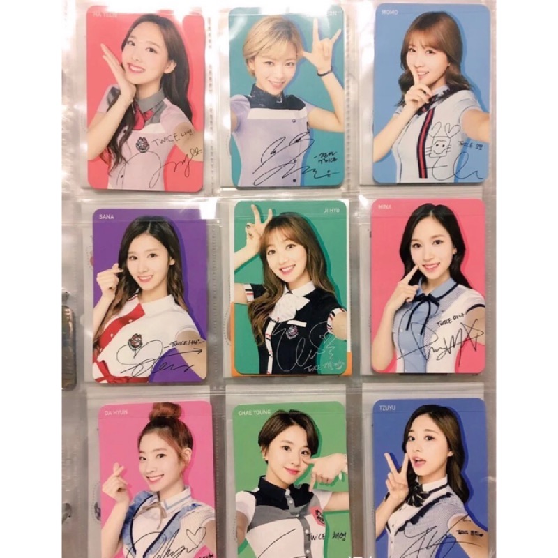 Twice Skoolooks 制服小卡 蝦皮購物