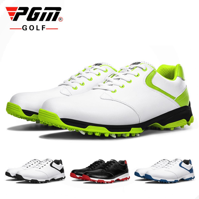Pgm Golf 300g 輕便 4 色男士休閒運動鞋,防滑防水雙層鞋底設計