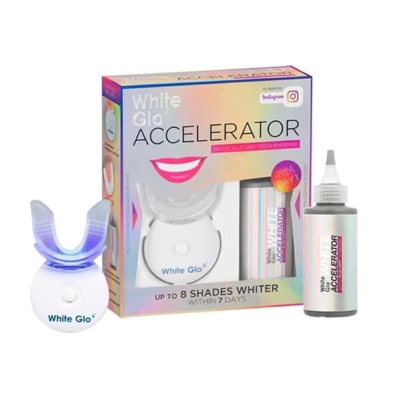 [KoreanFab] White Glo White Accelerator Blue Light Kit