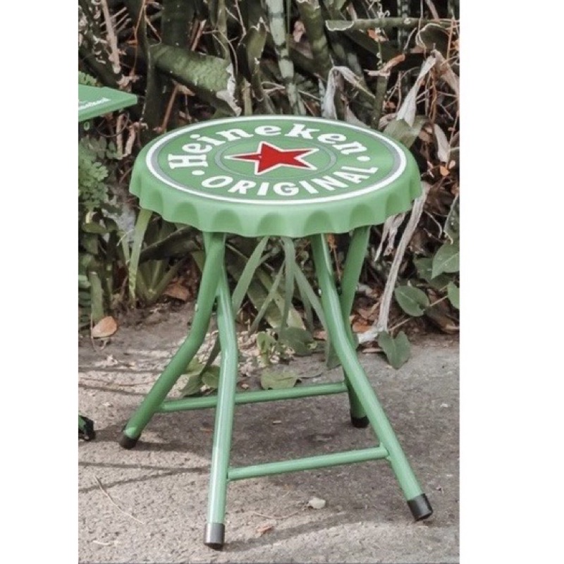 海尼根Heineken瓶蓋造型摺疊椅 烤肉 露營 野餐 皆可用