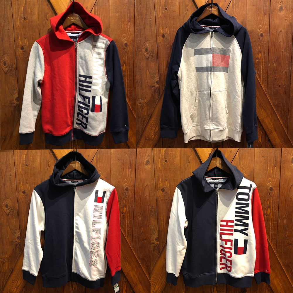 Tommy Hilfiger  青年版 情侶款式 內刷毛 連帽外套 薄外套 情侶款 TOMMY