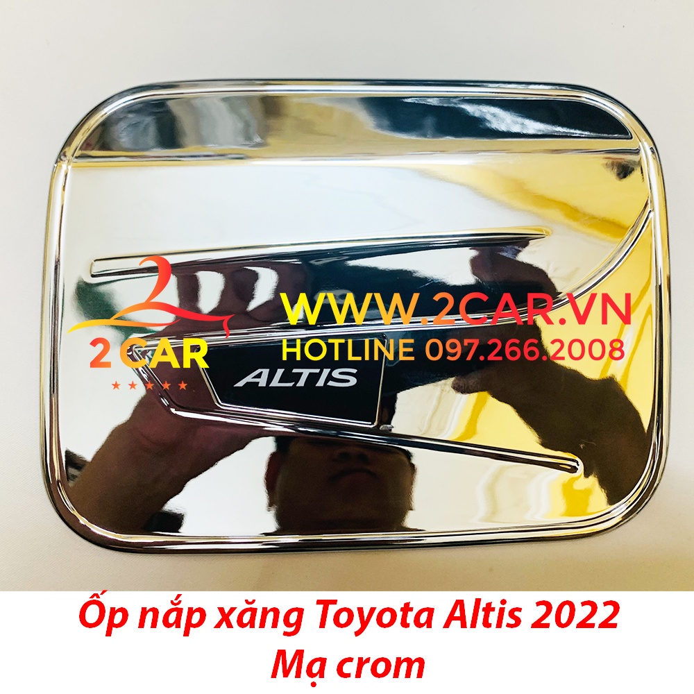 豐田 Altis 2022、2023、2024 高檔鍍鉻 ABS 塑料油箱蓋