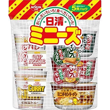 過期日本境內版【日清NISSIN 】 現貨日本熱賣日清mini 5 種口味小杯麵