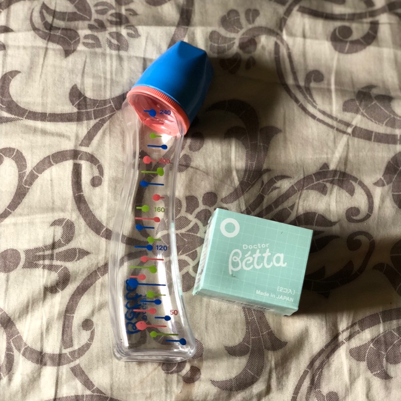 （二手）日本Dr.Betta防脹氣奶瓶🍼贈送奶嘴頭