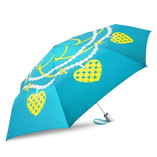 didyda 超輕自動傘 防風抗UV遮陽臺灣設計雨傘 (珍珠項鍊)