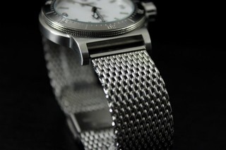 12mm不鏽鋼粗線mesh米蘭網帶安全板錶扣IWC風格MARK 16 style,超值