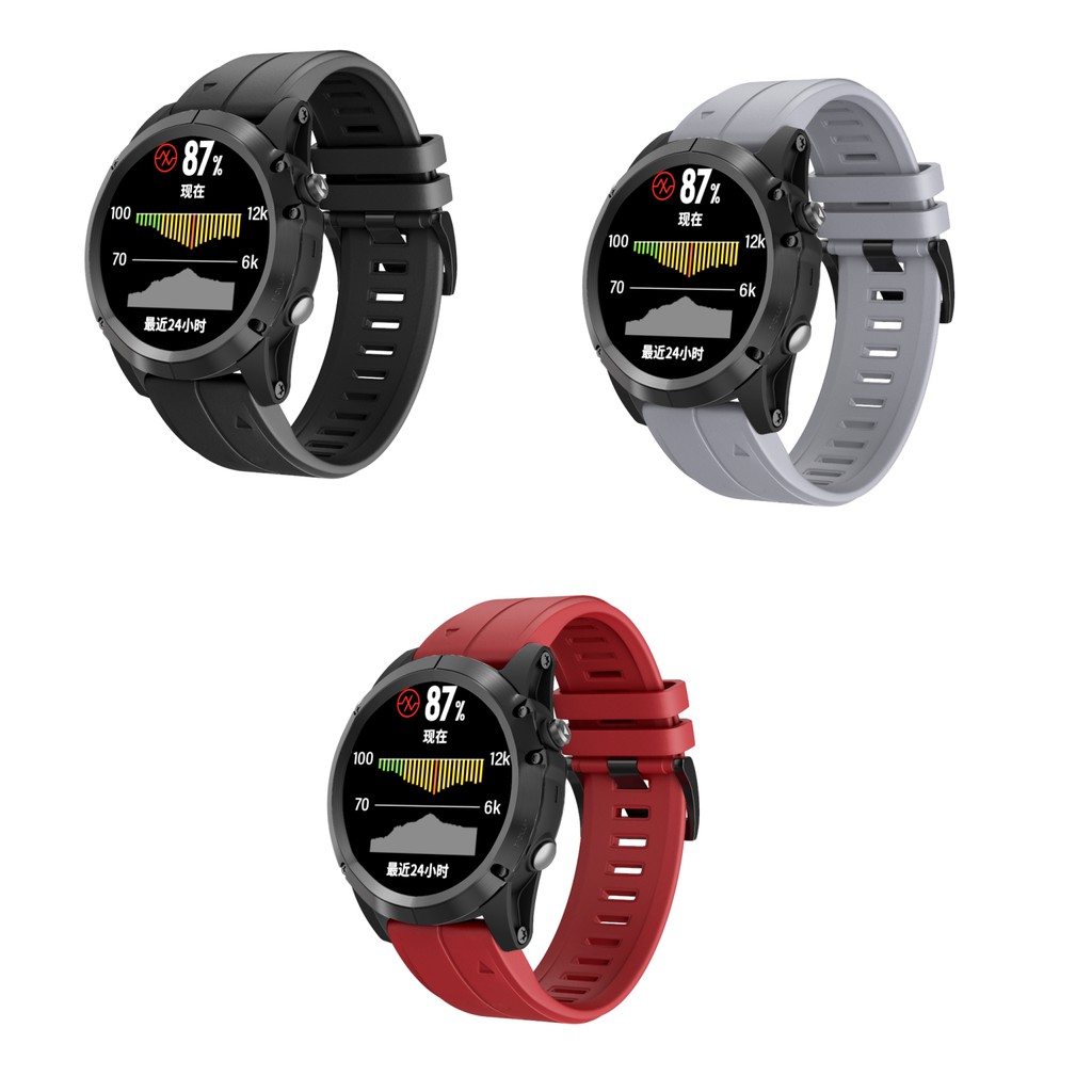 Garmin Fenix5 plus 935 S60 Fenix5 快拆軟膠矽膠 錶帶