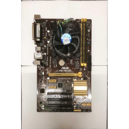 主機板ASUS H81 PLUS送G3220+2G記憶體