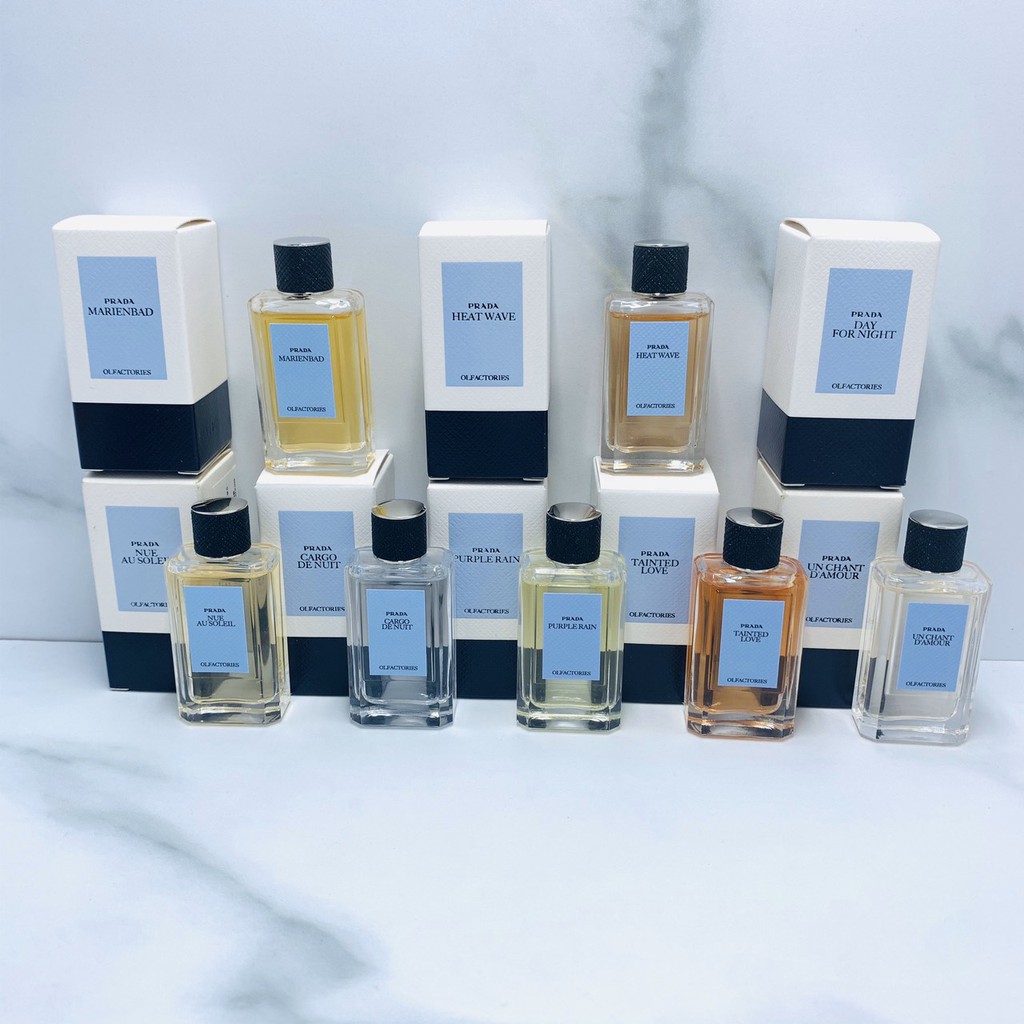 Prada Olfactories小香紫雨 日光傾城 愛到荼迷 愛之頌 午夜貨輪 日以作夜 熱浪 馬倫巴淡香精10ml 蝦皮購物