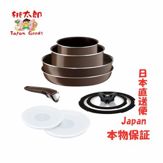 【日本直郵】Tefal 煎鍋 9 件套僅適用於燃氣Premier 5 層塗層 L63591 T-fal 帶手柄