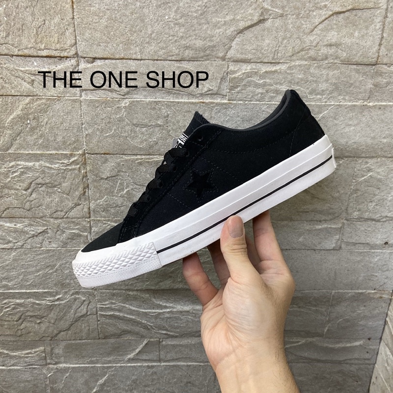 TheOneShop Converse One Star OX 黑色 全黑 黑星 帆布 低筒 鞋墊 板鞋 153710C