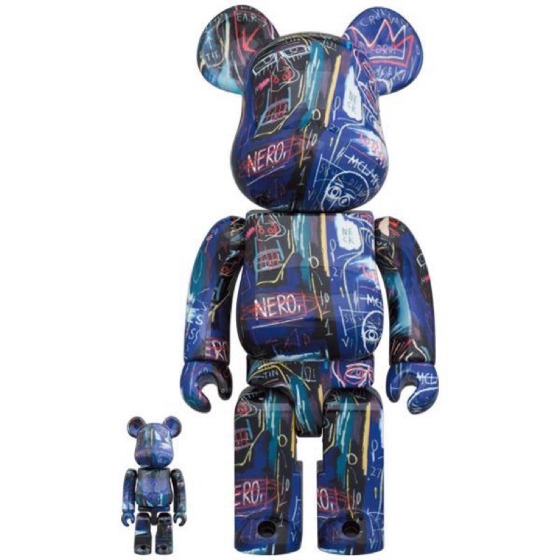 現貨 BE@RBRICK 巴斯奇亞 第7代 400%+100% JEAN-MICHEL BASQUIAT #7