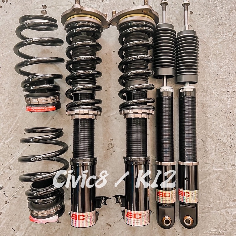 Honda k12 civic8 喜美八代 中古改裝高低軟硬可調避震器 bc 保固四個月 0004