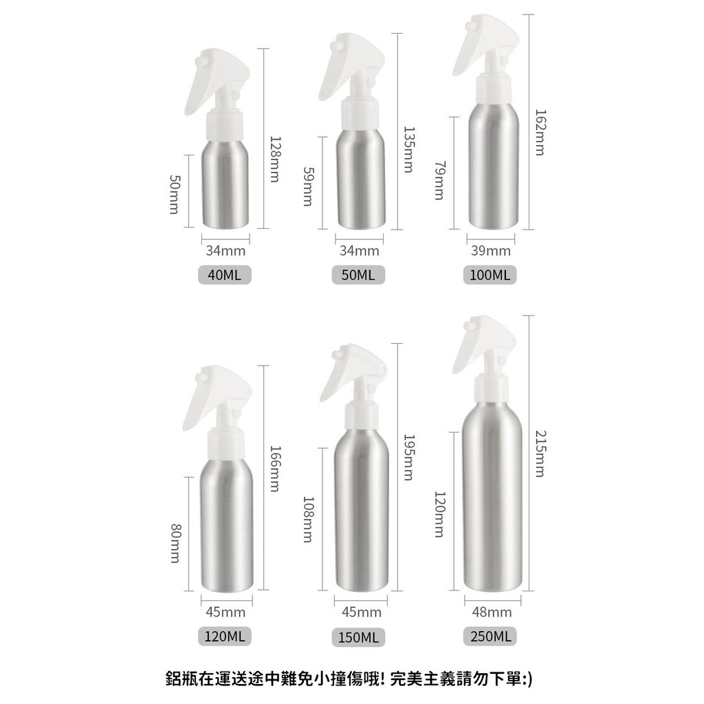 【露西皂材】鋁瓶配日本小老鼠 鋁噴 噴霧瓶 50ml 100ml 150ml 250ml