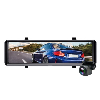 CARSCAM行車王 11吋全螢幕觸控雙螢幕後視鏡行車記錄器