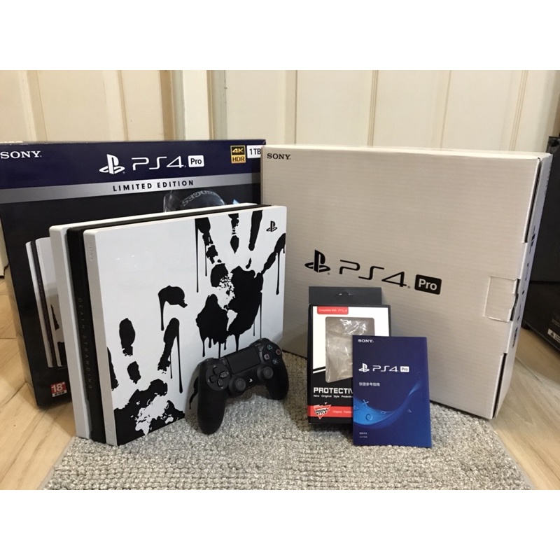 🌟Ps4 pro 1TB死亡擱淺主機7218B🌟 （9.5成新近全新品）含原廠盒、水晶透明殼、蘑菇頭保護套