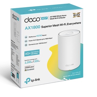 公司貨~TP-Link Deco X20-4G WiFi6 網狀Mesh 4G SIM卡 雙頻無線網路 分享器 路由器
