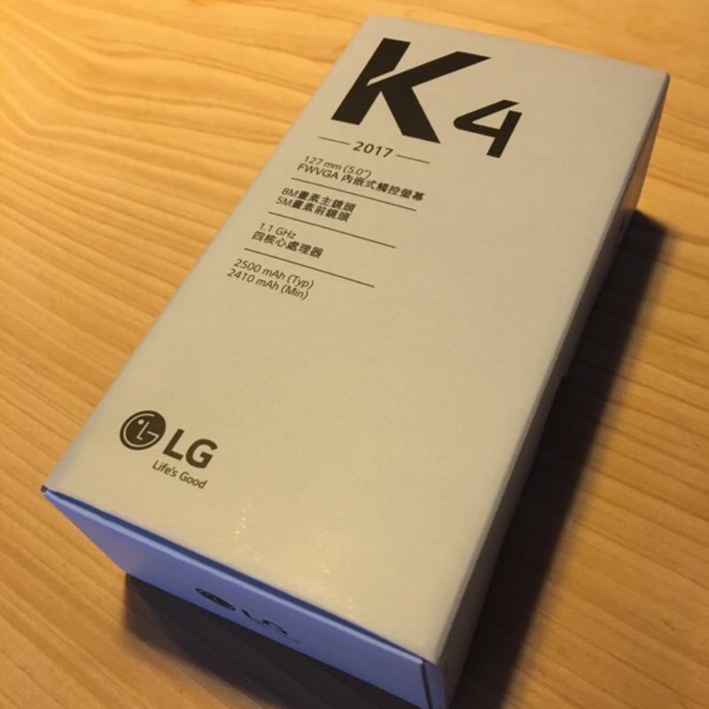 Lg k4 全新未拆 雙卡 5吋4G手機