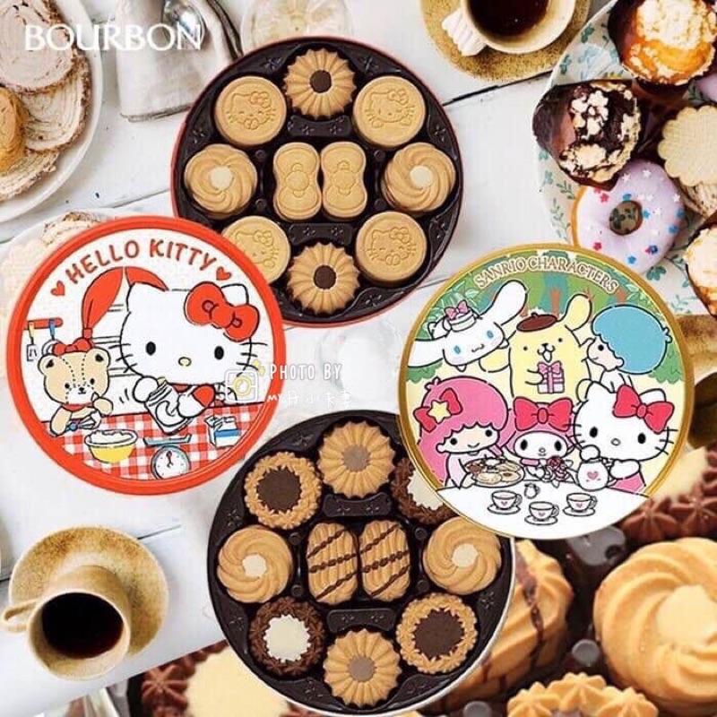 🔥現貨熱賣中🔥日本 Bourbon 奶油餅乾禮盒 巧克力餅乾禮盒 餅乾禮盒 過年禮盒 Hello Kitty餅乾
