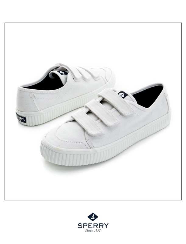 Sperry 魔鬼氈小白鞋 蝦皮購物