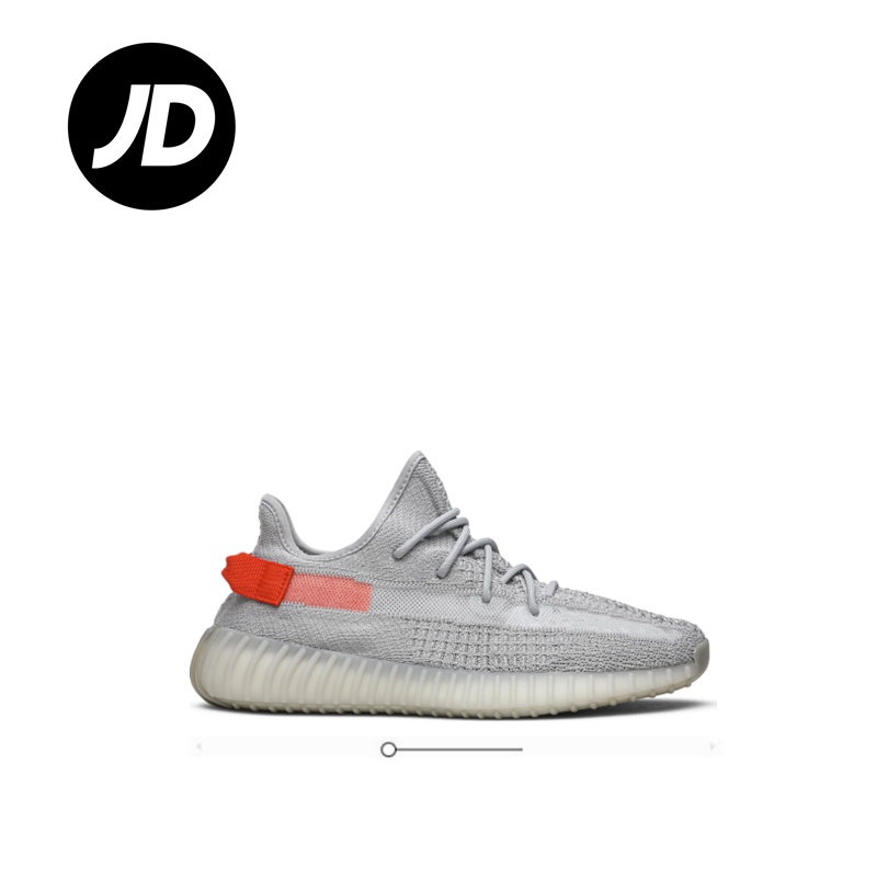 JD - Adidas Yeezy Boost 350 V2 情侶鞋 灰色 愛迪達 慢跑鞋 灰橙 透氣鞋 FX9017