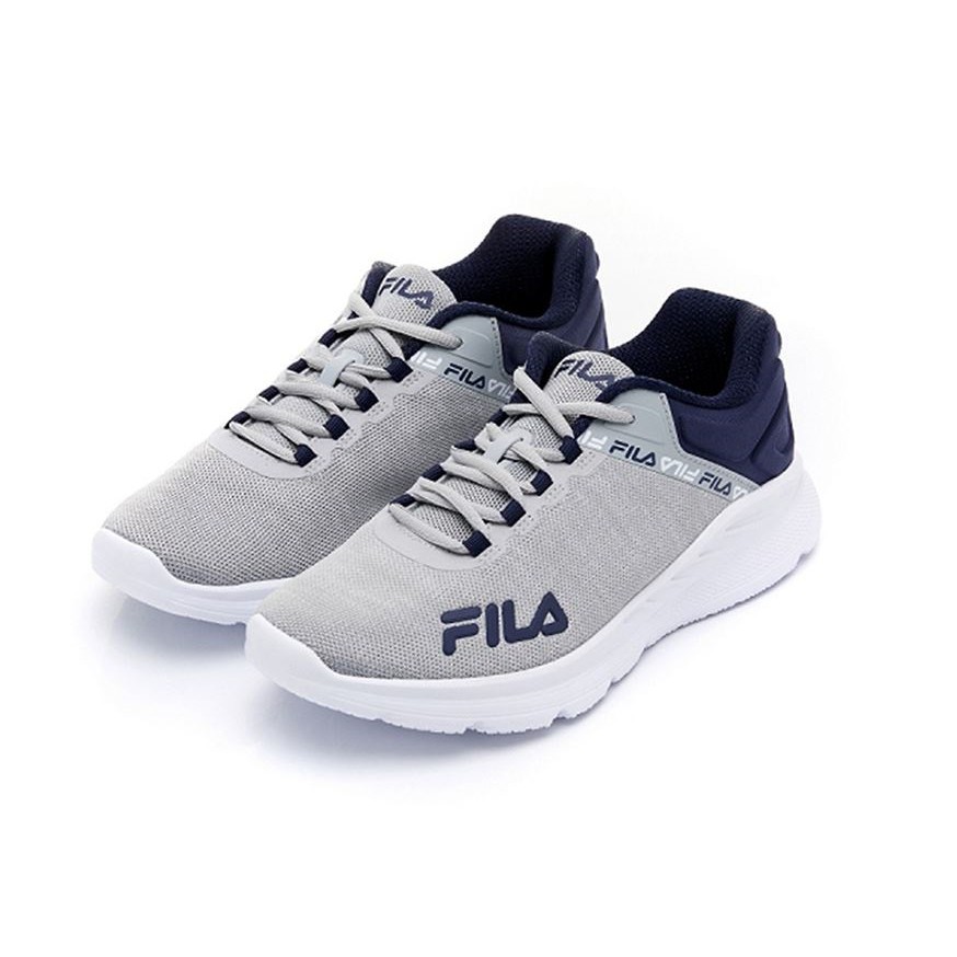 FILA 男款灰色運動慢跑鞋-NO.1J029U068